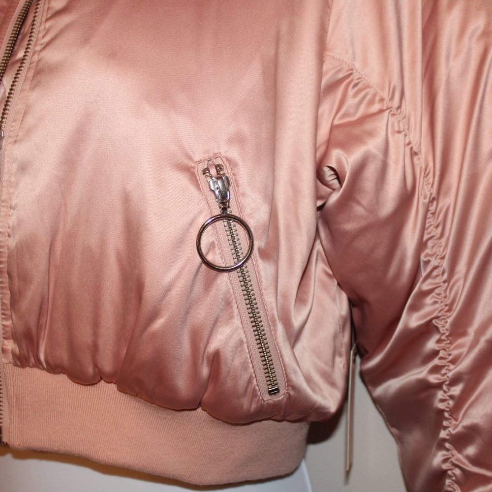Lovers and Friends Cropped Bomber Jacket NWT - Picture 11 of 15